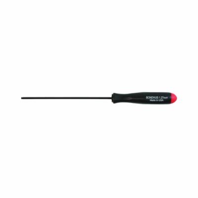Bondhus 10649 Standard Length Screwdriver, 1.27 mm BallDriver Point, 104 mm OAL, Rubber Handle, ProGuard - Standard Screwdrivers